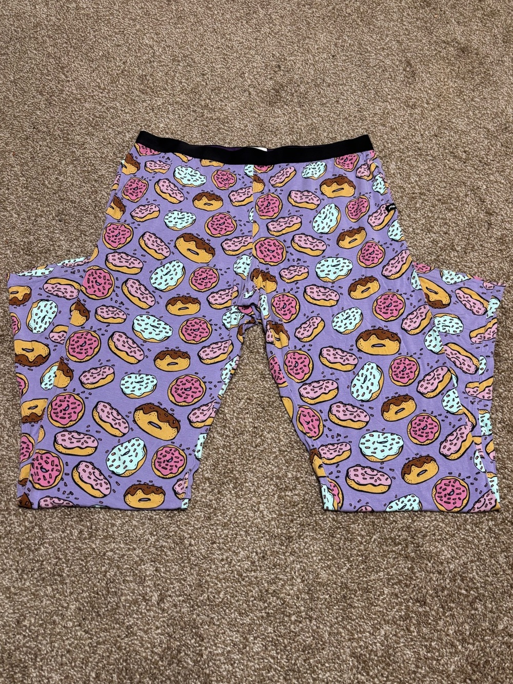 MeUndies Purple Donut-Pattern Lounge Pants